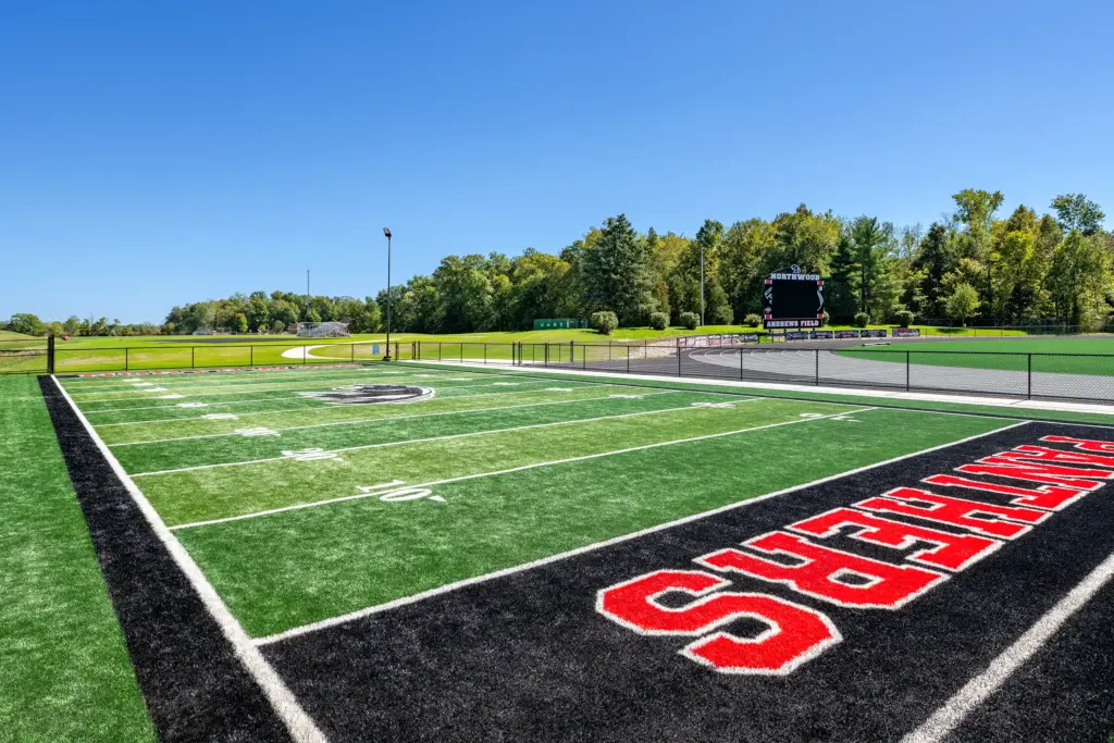 NorthWood High School Miniature Turf Football Field