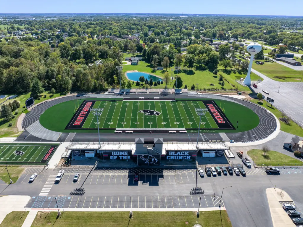 NorthWood High School Track and Turf Football Field