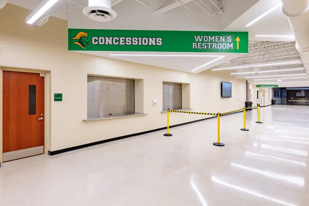 Northridge High School New Gym, Jayco Arena Concessions