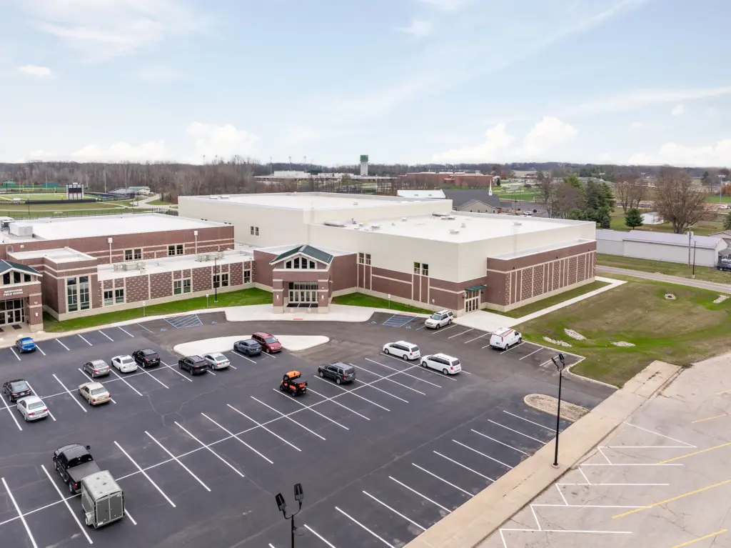 Northridge High School New Gym, Jayco Arena Exterior