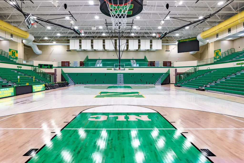 Northridge High School New Gym, Jayco Arena Floor