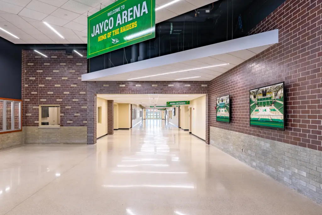 Northridge High School New Gym, Jayco Arena Lobby