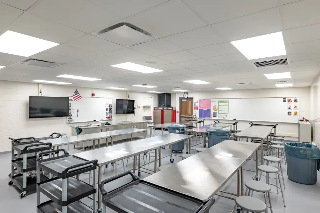 Plymouth High School CTE Culinary Classroom