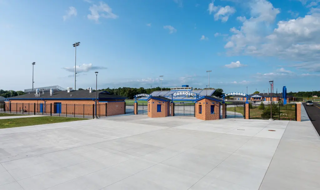 Carroll High School Stadium Gates and Entry