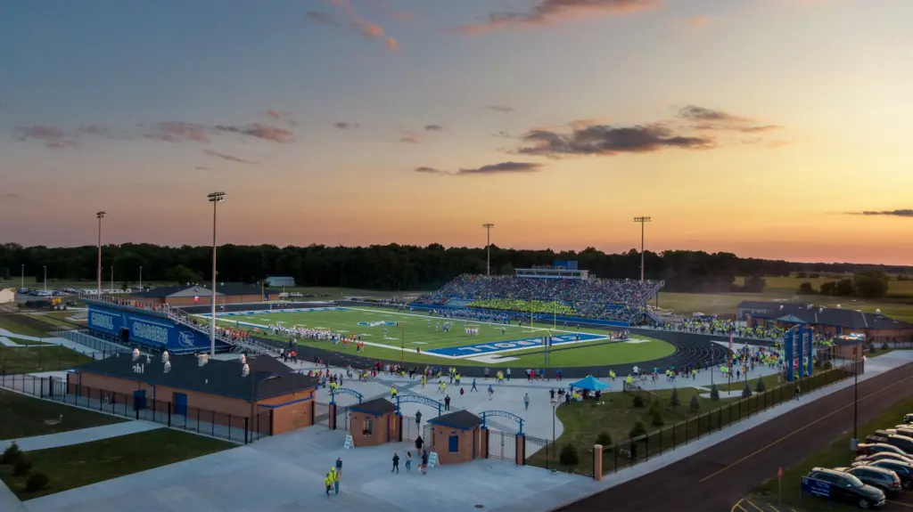 Carroll high school football field