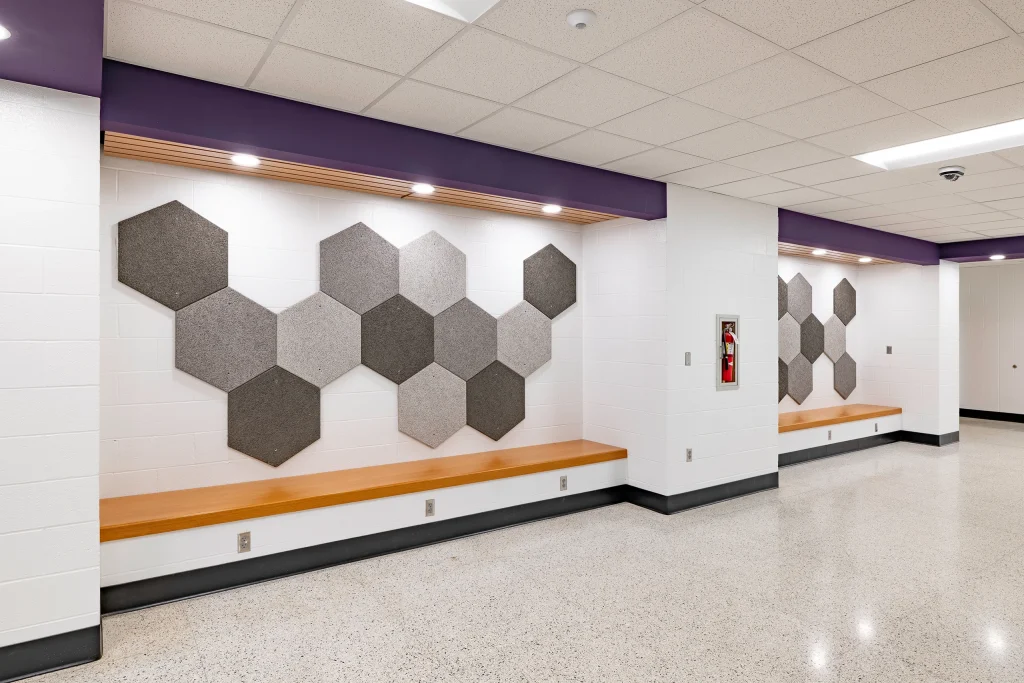 Leo Jr-Sr High School Renovated Corridor