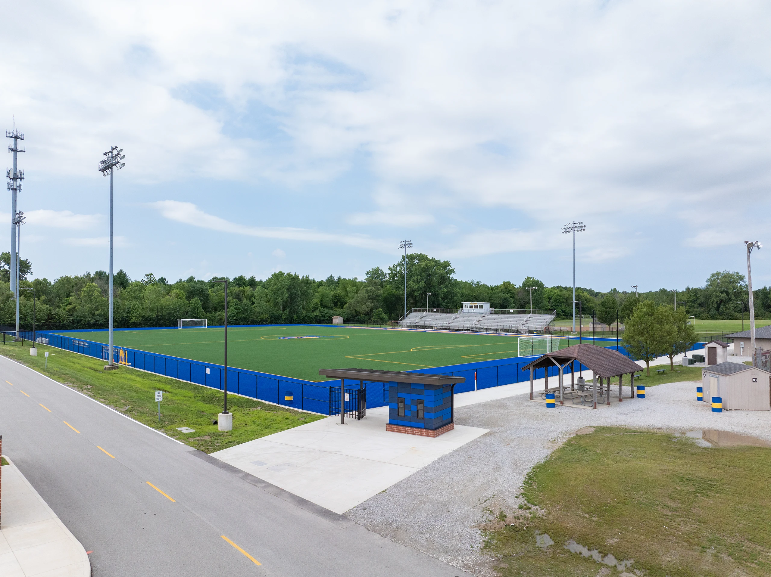 Homestead High School Turf Soccer Field and Ticket Booth