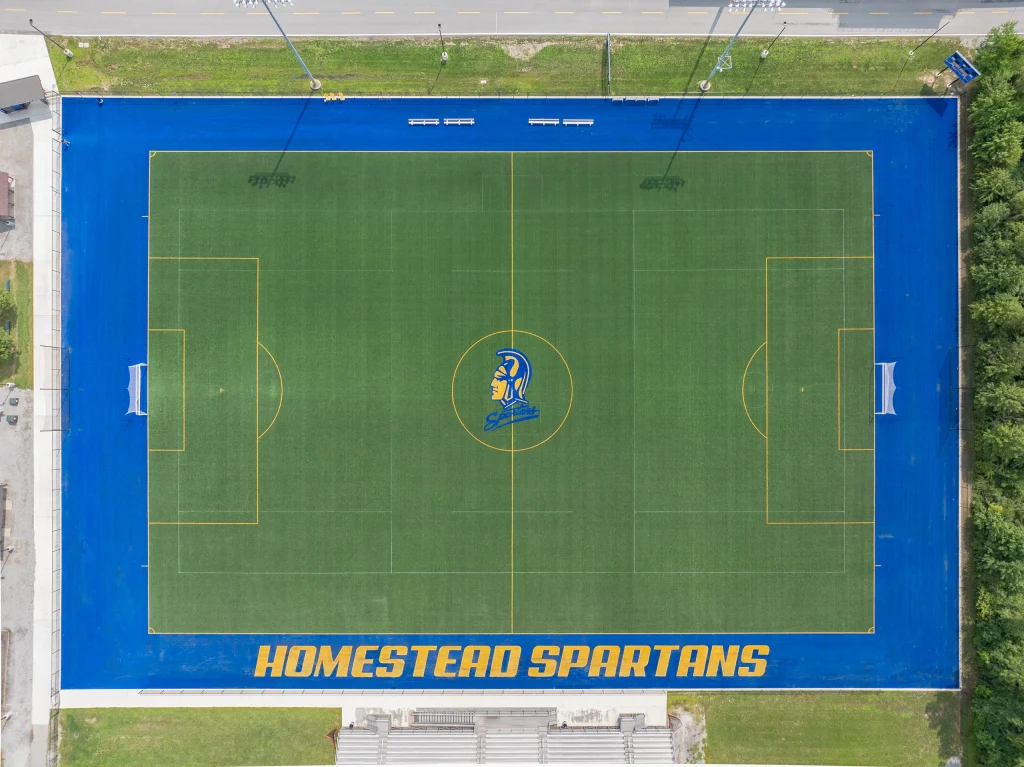 Homestead High School Turf Soccer Field