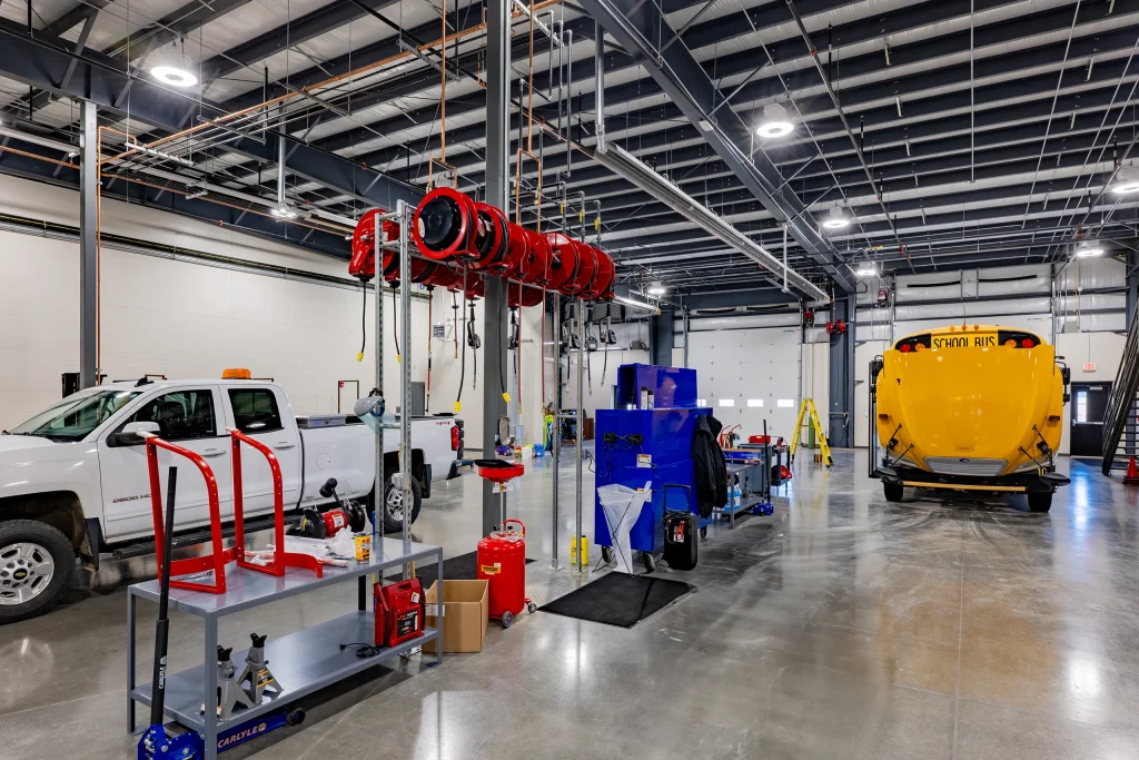Wa-Nee Transportation Maintenance Floor