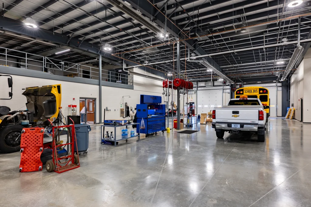 Wa-Nee Transportation Maintenance Floor