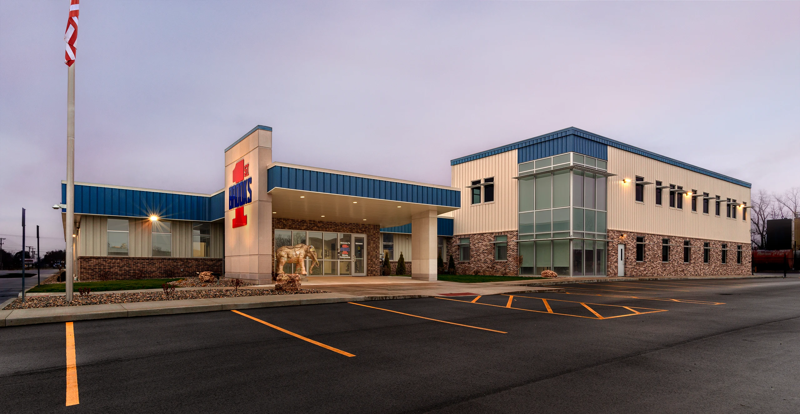 Brooks Construction Headquarters Exterior