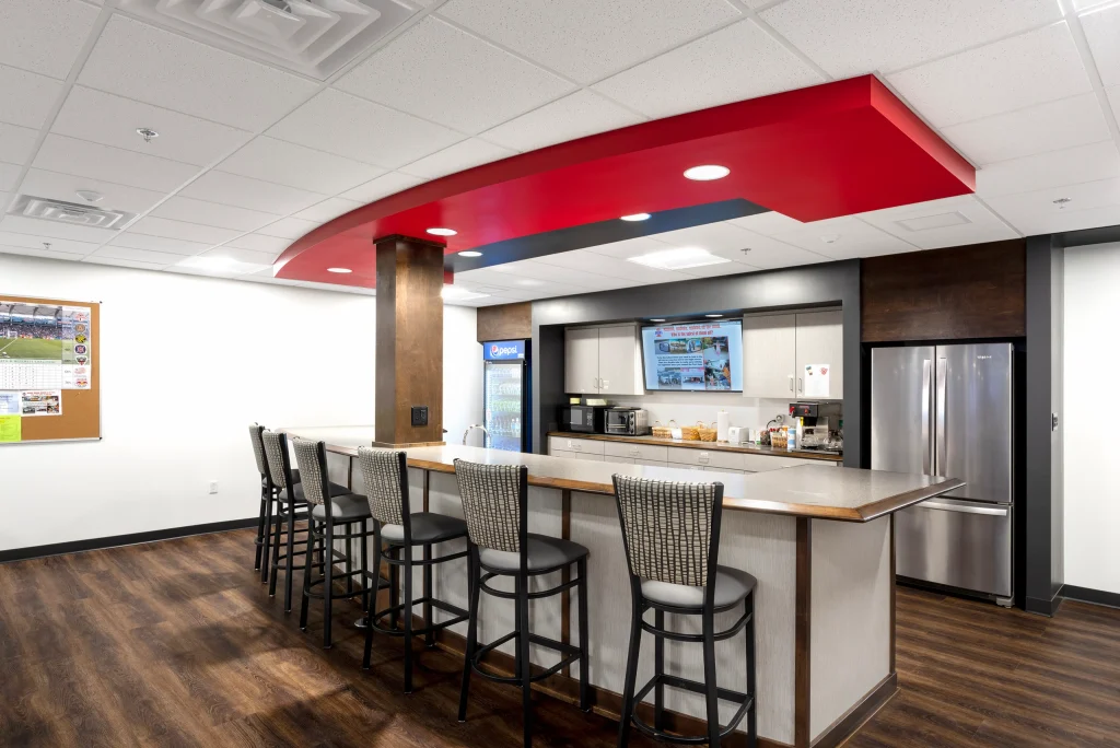 Brooks Construction Headquarters Kitchen