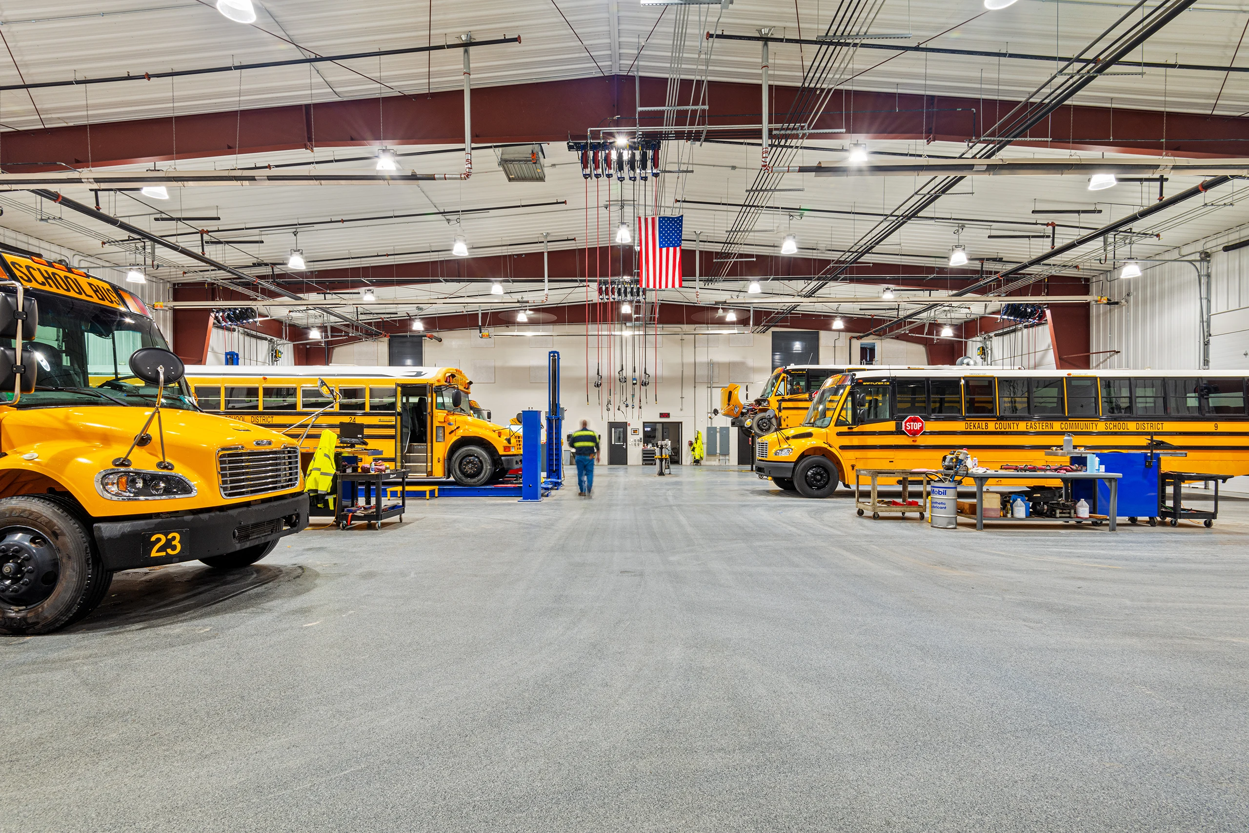 DeKalb County Eastern CSD New Transportation Bus Garage