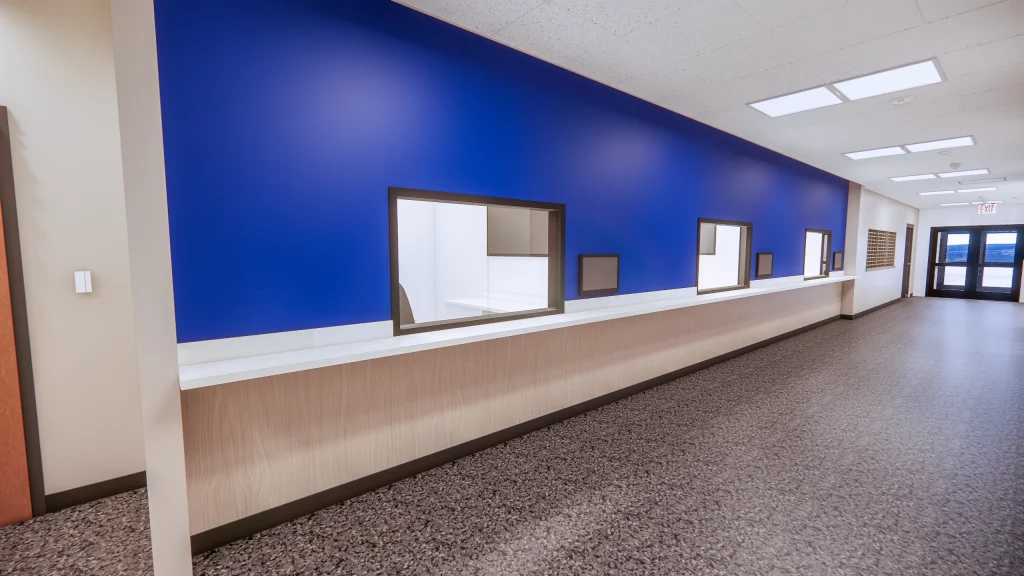 Rendering of NACS New Transportation Building Drivers Hall