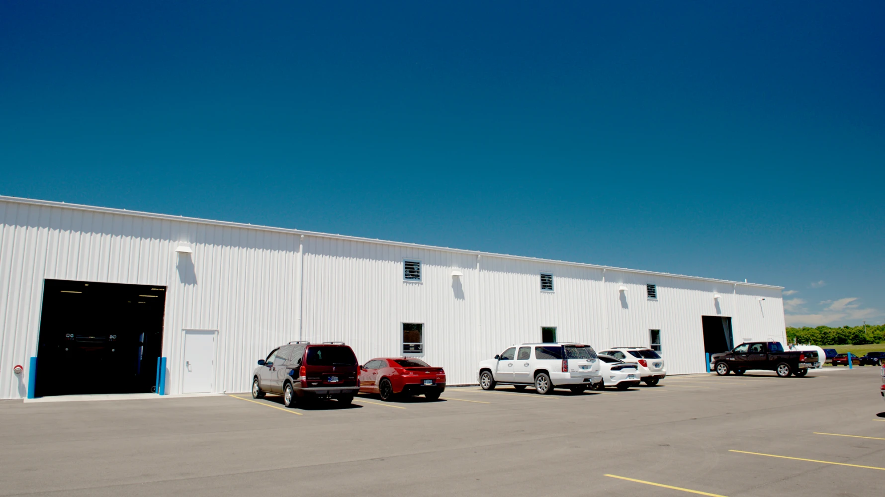 interior of Hiday Motors building