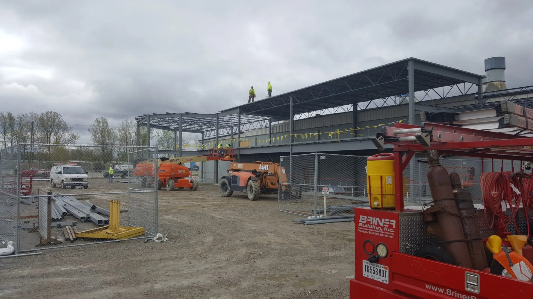 Exterior of Rev Visitor Center Facility during construction