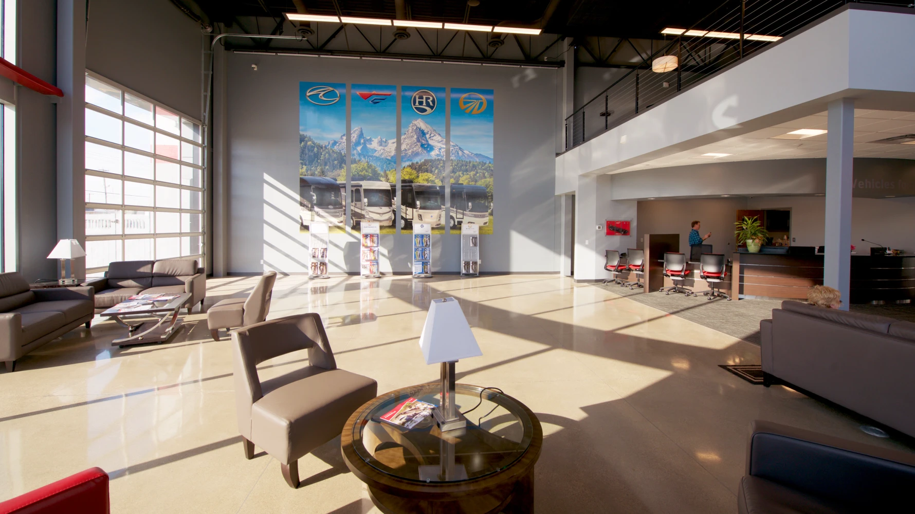 interior of Rev Visitor Center Facility
