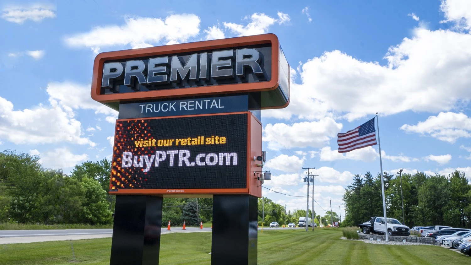 Premier Truck Rental Exterior Signage