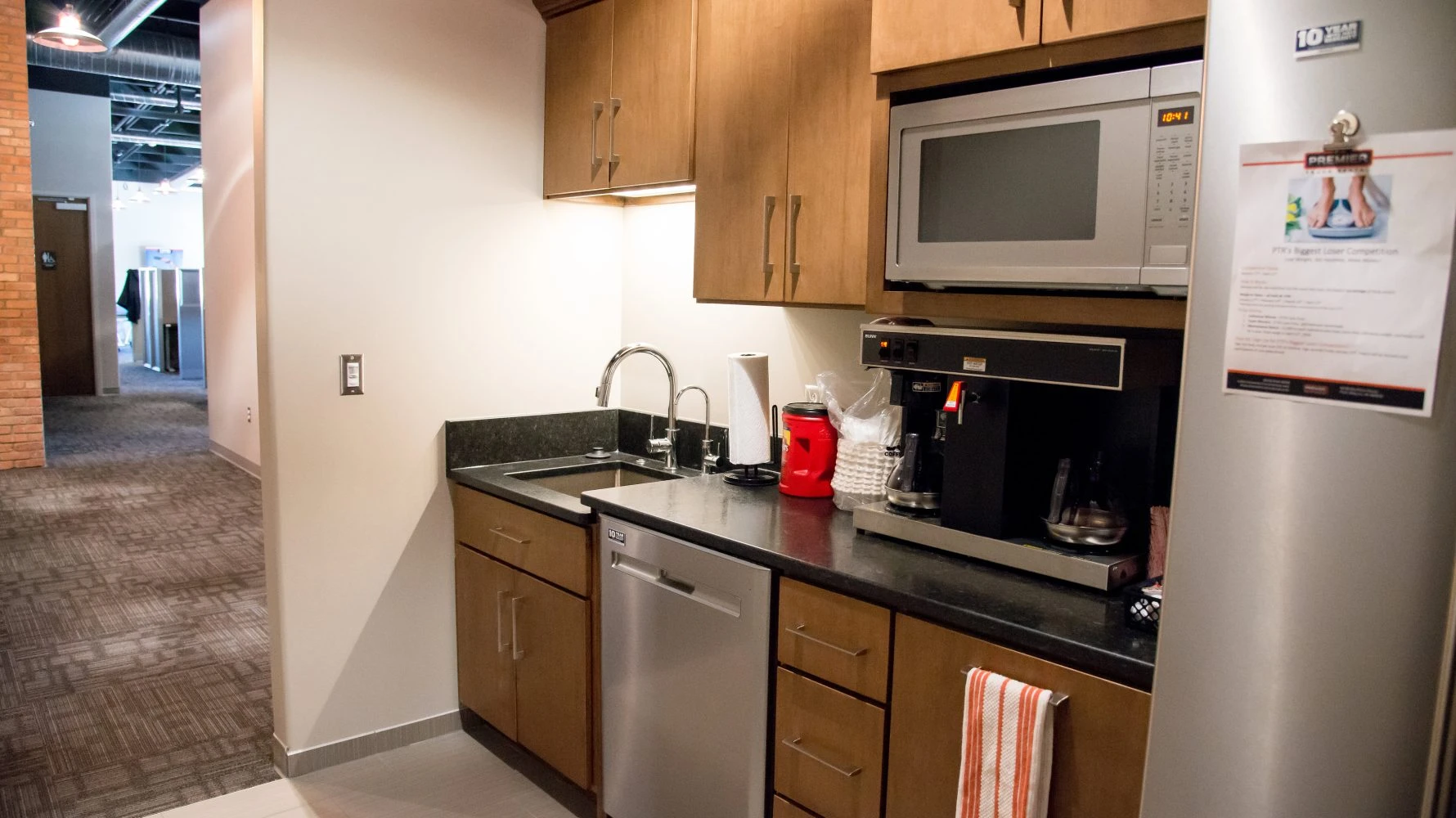 interior of Premier Truck Rental second floor renovation