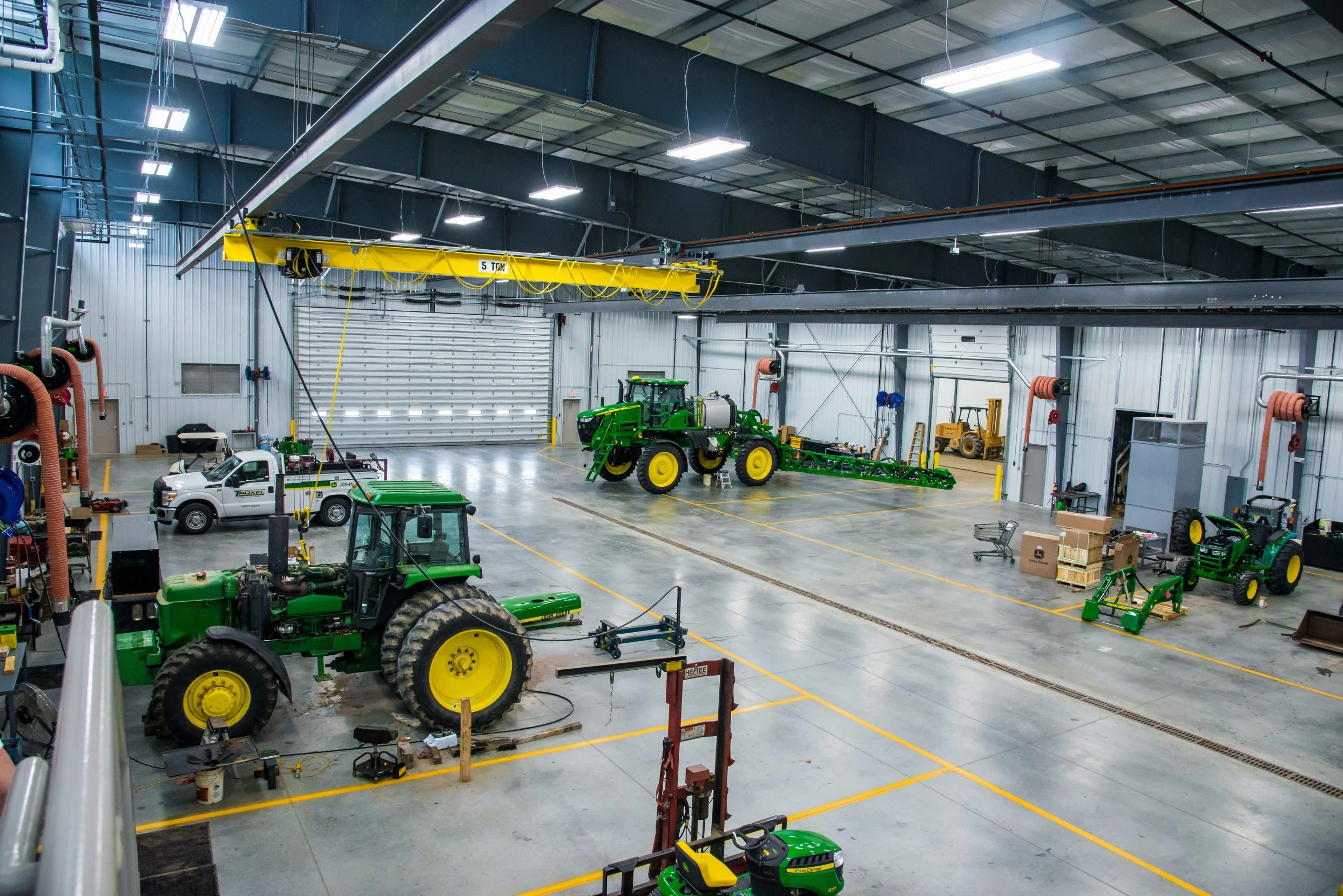 interior of Troxel Equipment building