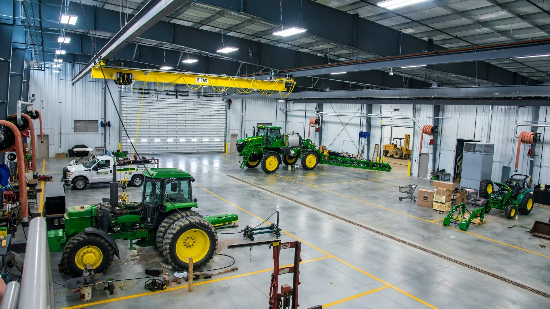 interior of Troxel Equipment building