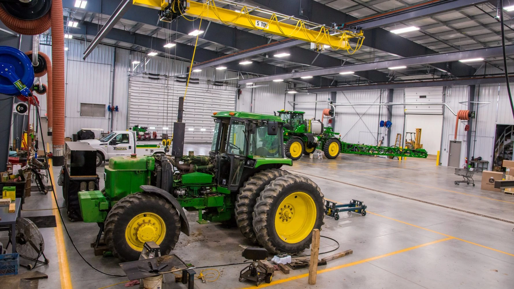 interior of Troxel Equipment building