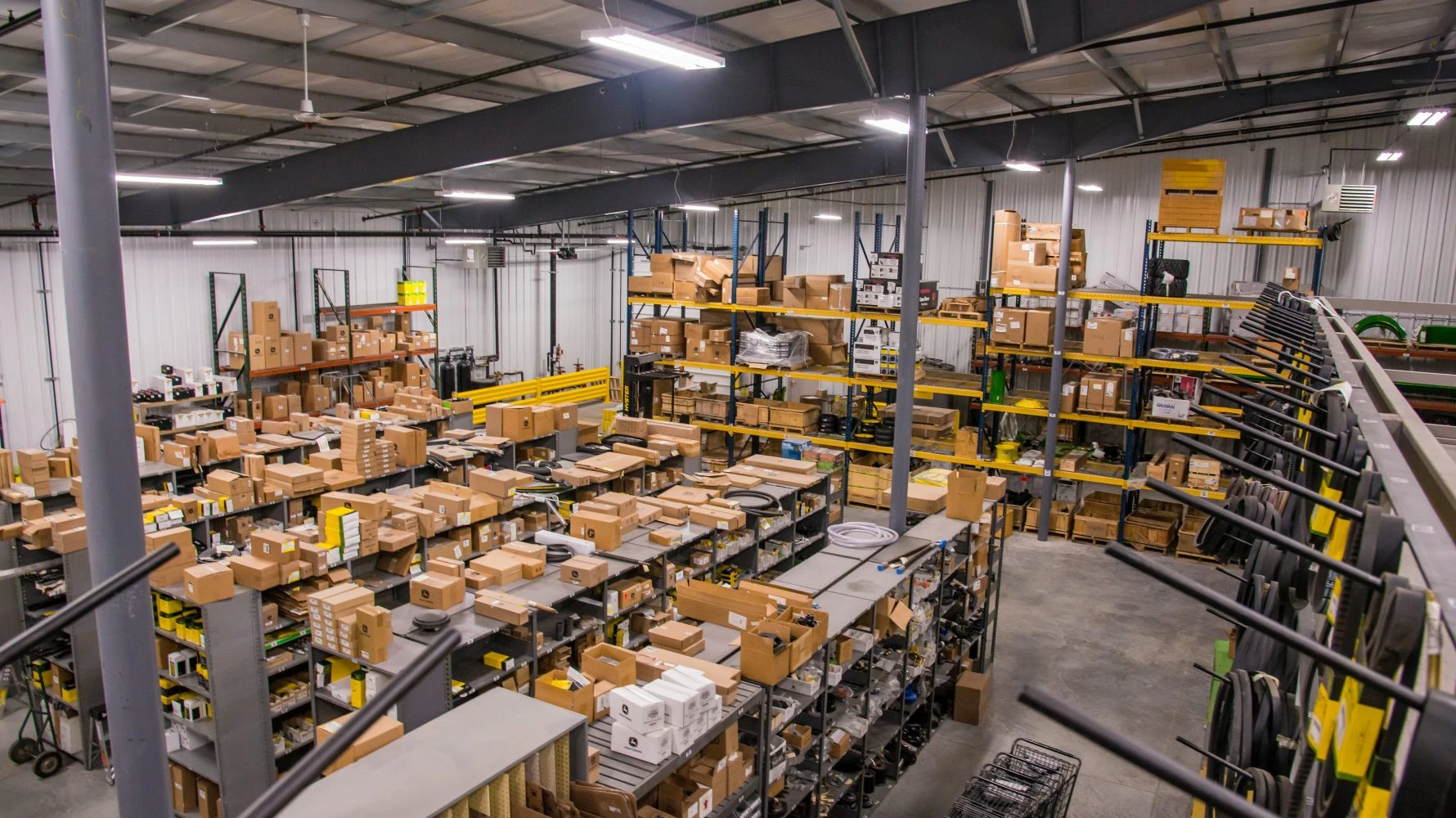 interior of Troxel Equipment building