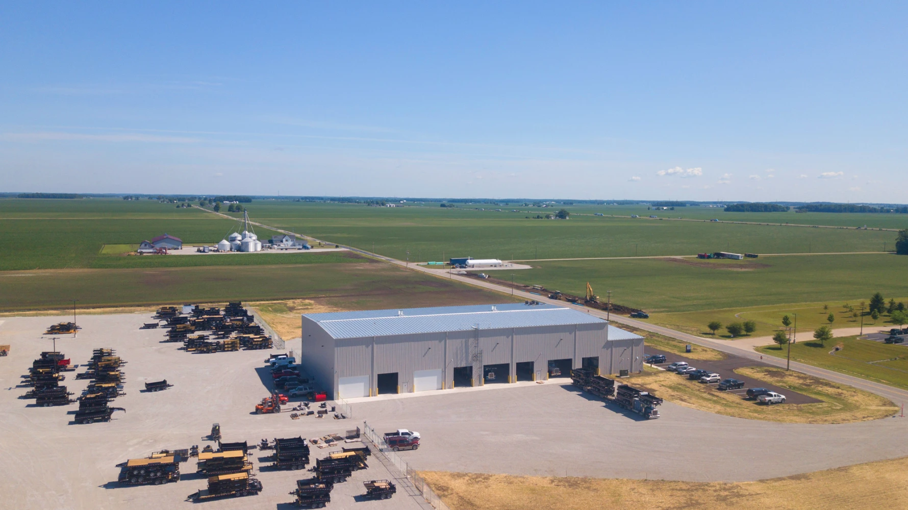 aerial view of NOVAE Corp. building