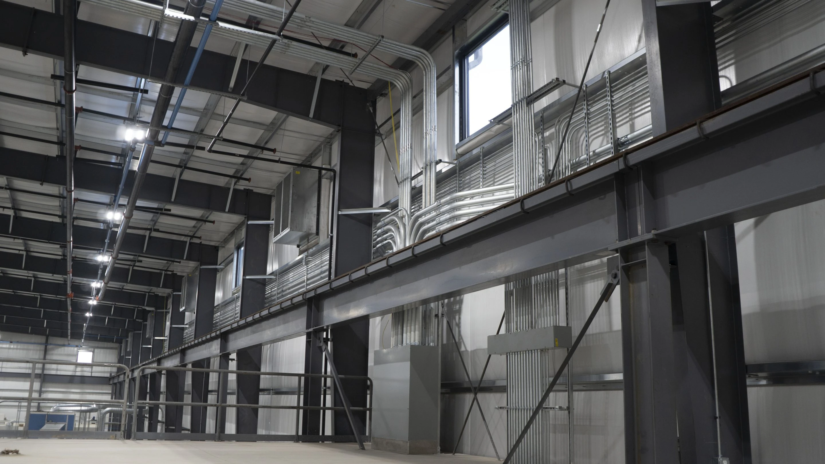 interior of INOX Briner Building Project