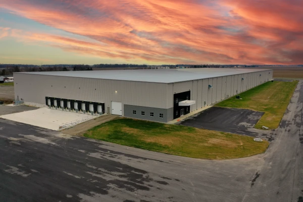 aerial view of building