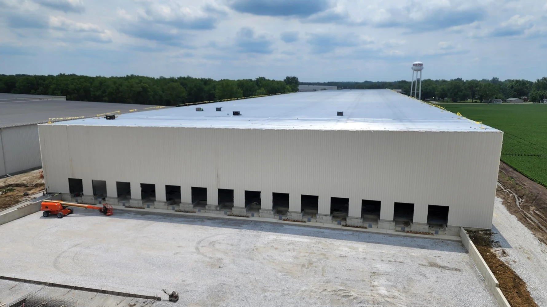 aerial view of Red Gold expansion