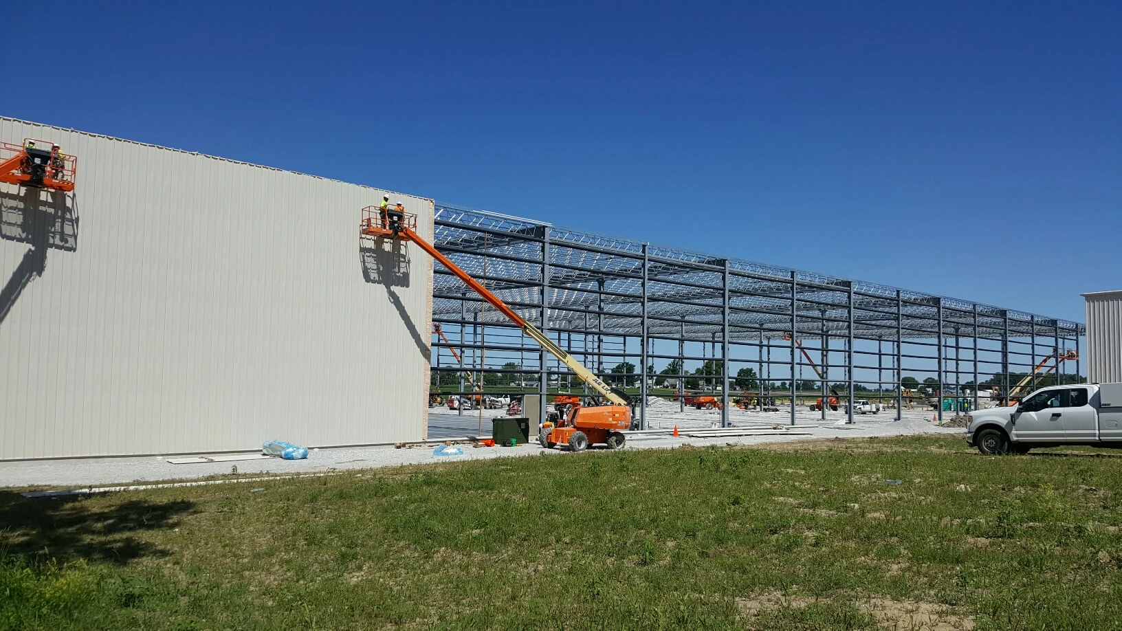 Red Gold building during construction