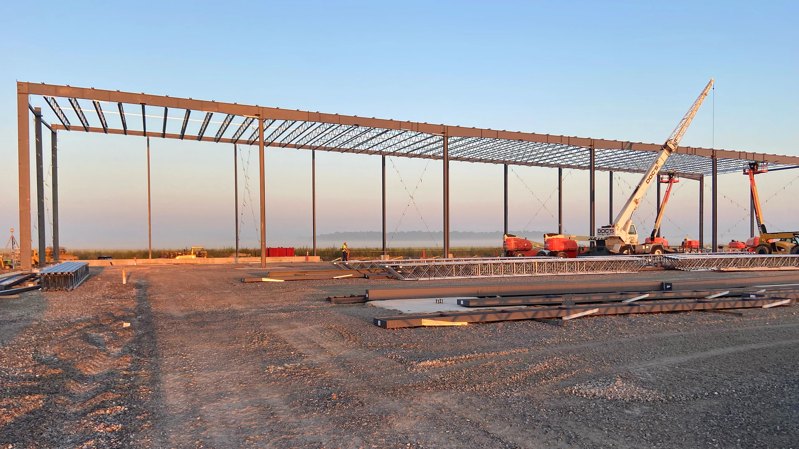 exterior construction in progress