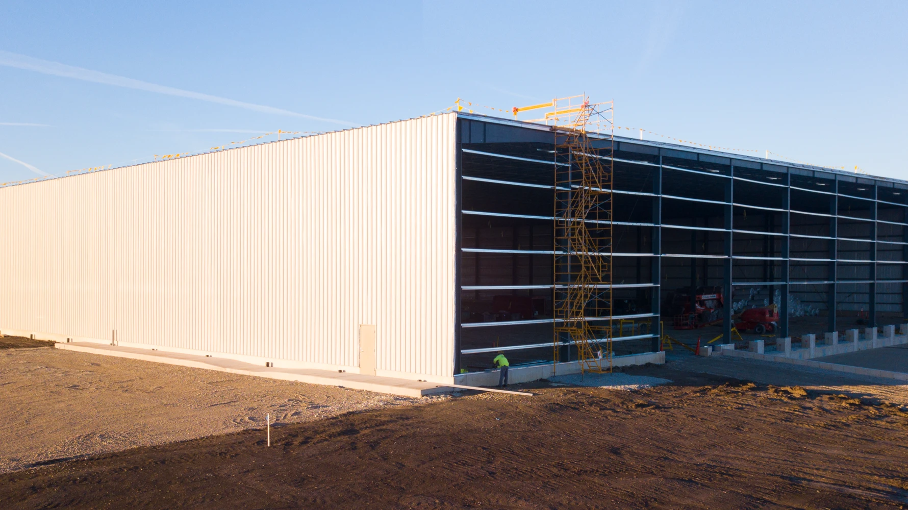 exterior construction in progress