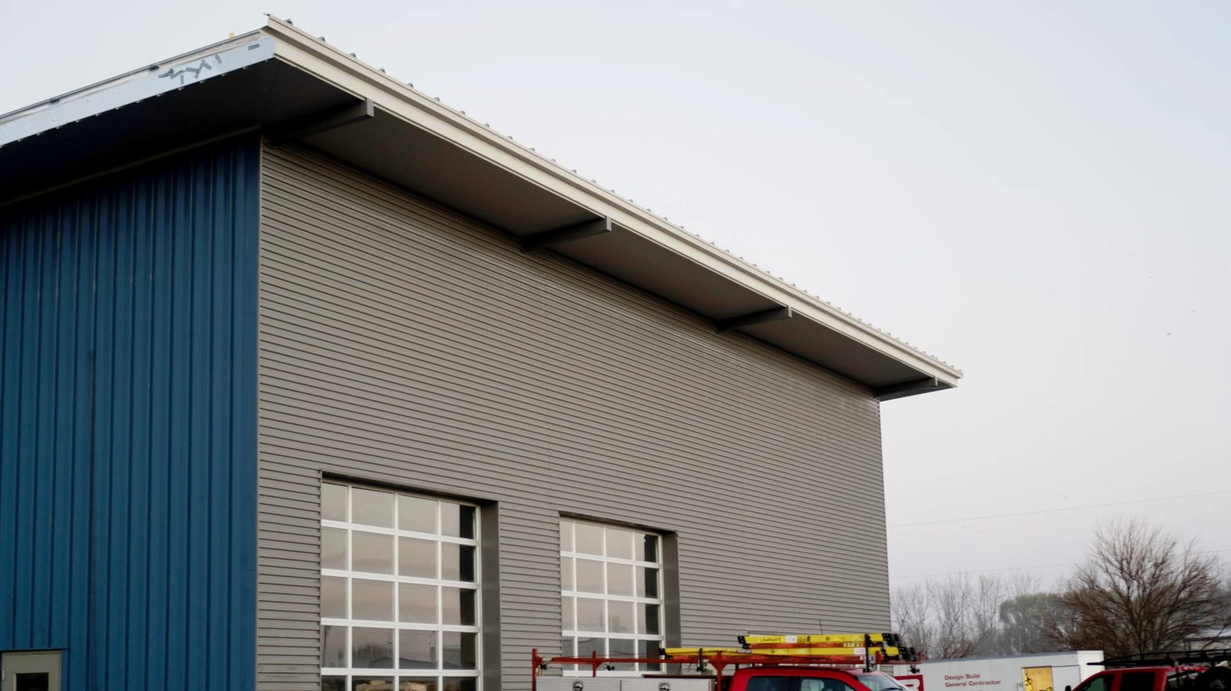 exterior of Jones Brothers trucking building