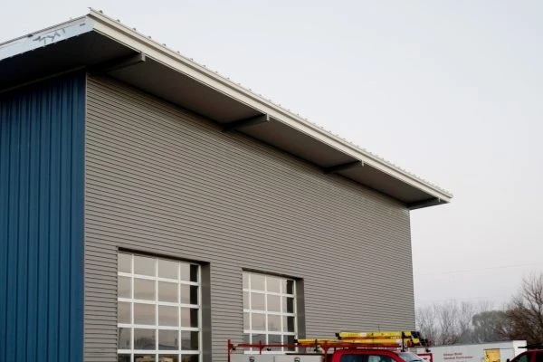 exterior of Jones Brothers trucking building