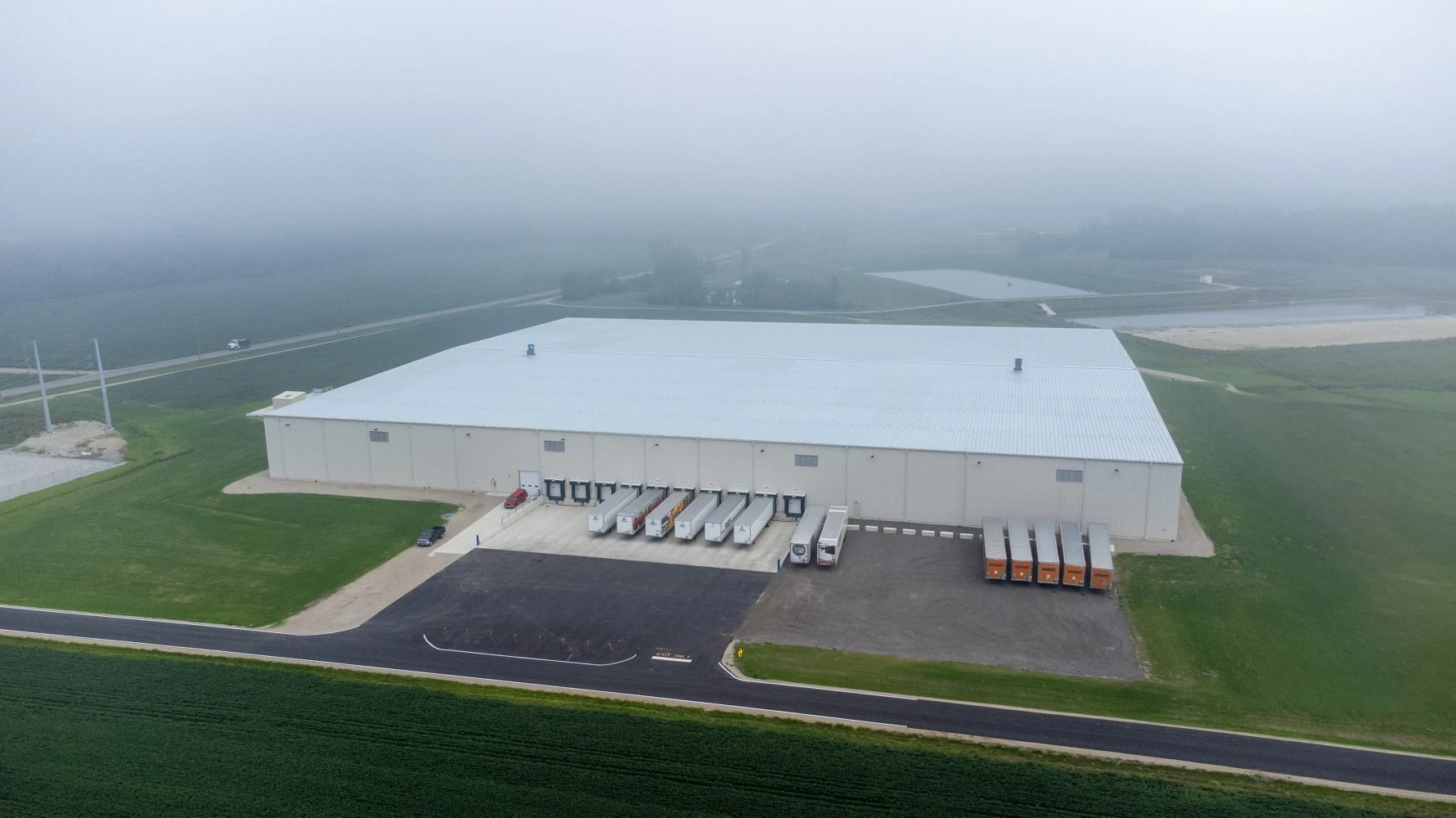 aerial view of Red Gold finished expansion