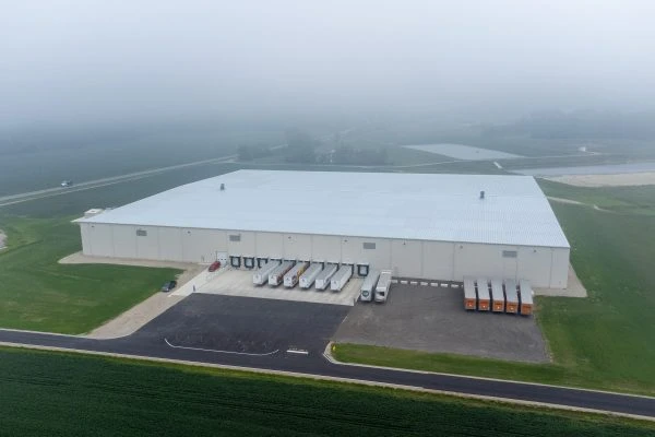 aerial view of Red Gold finished expansion