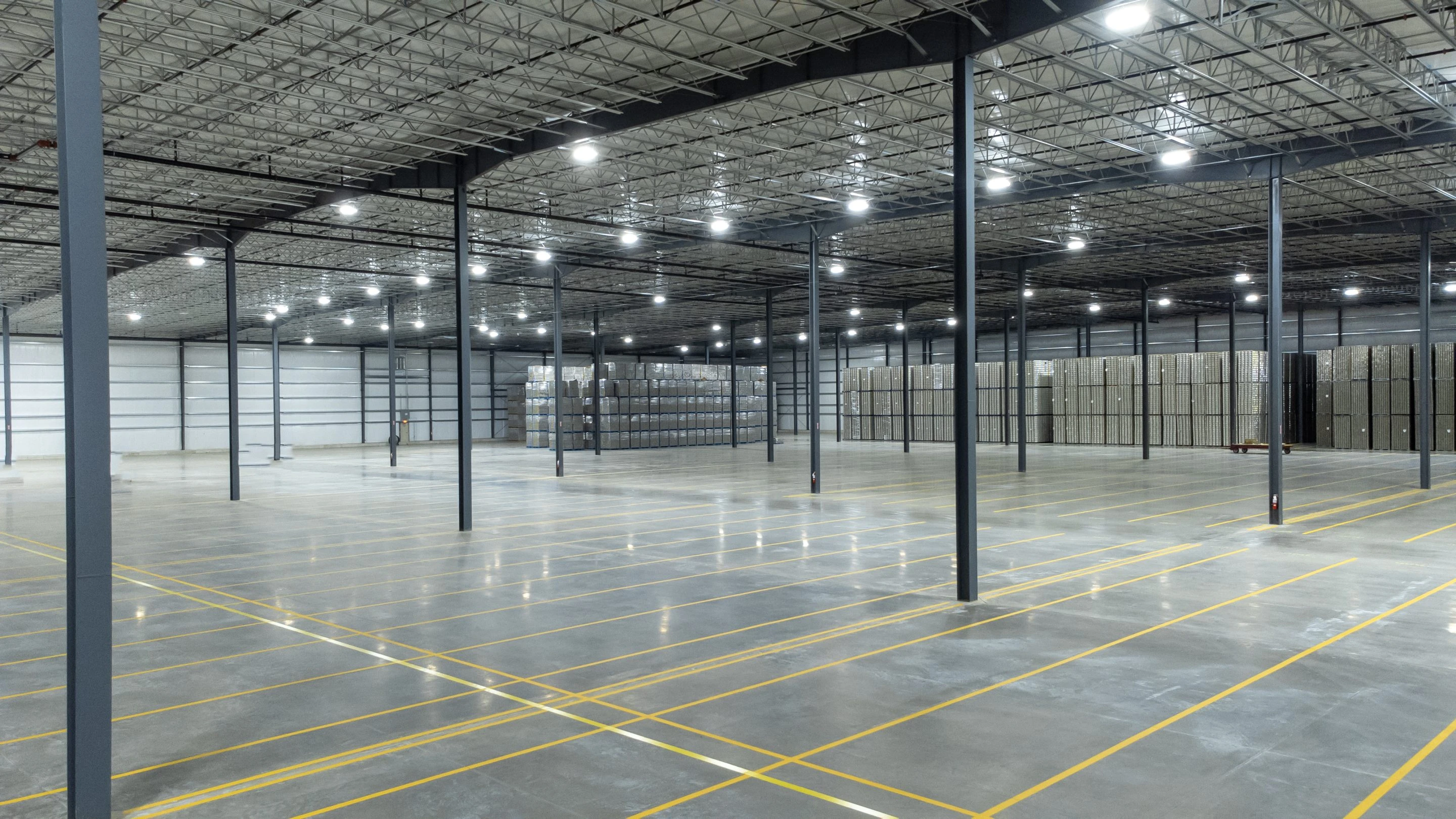 interior of Red Gold warehouse