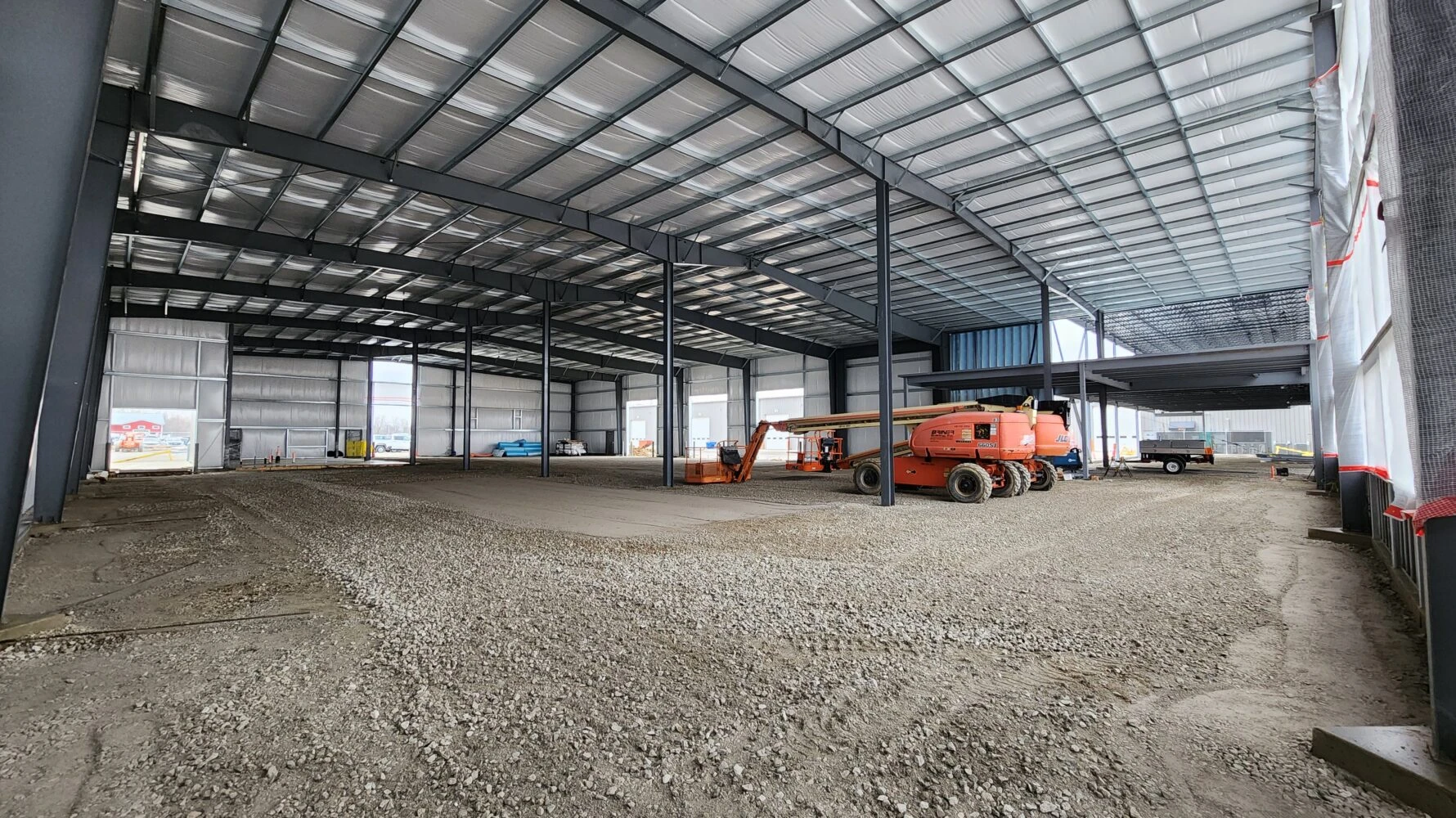 PTR interior construction in progress