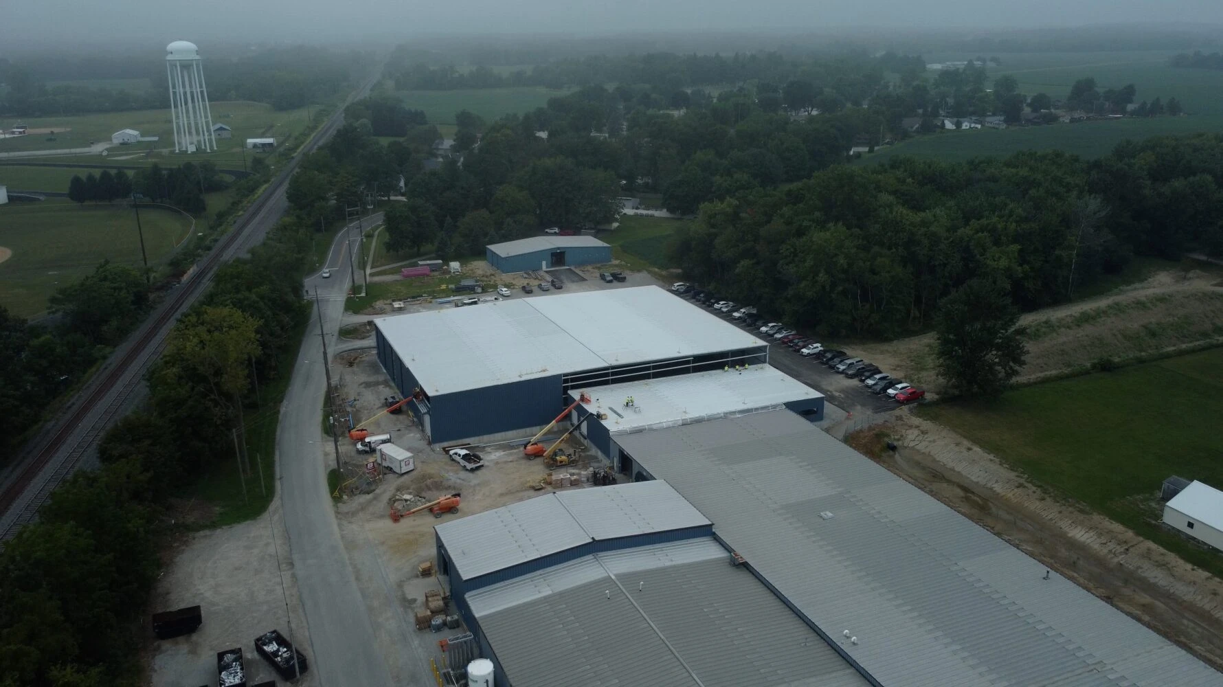 aerial view of Nemco building