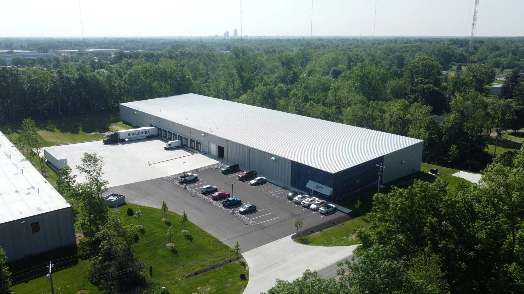 aerial view of Zurcher Tire