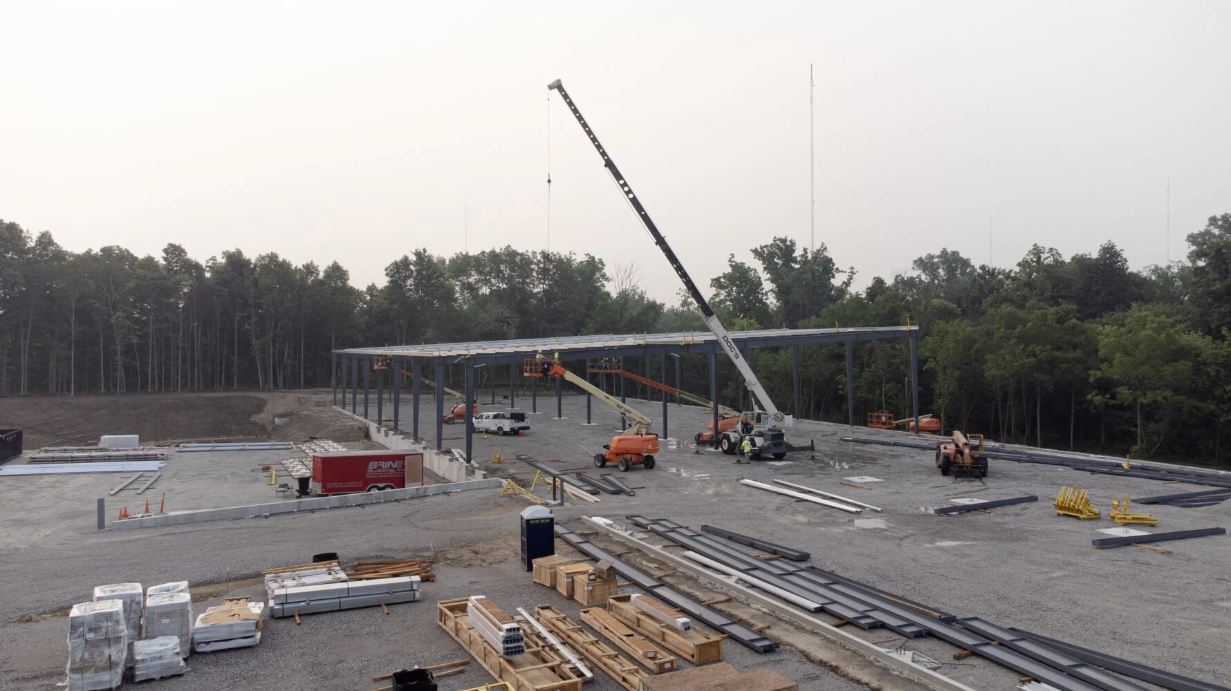 aerial view of Zurcher Tire construction