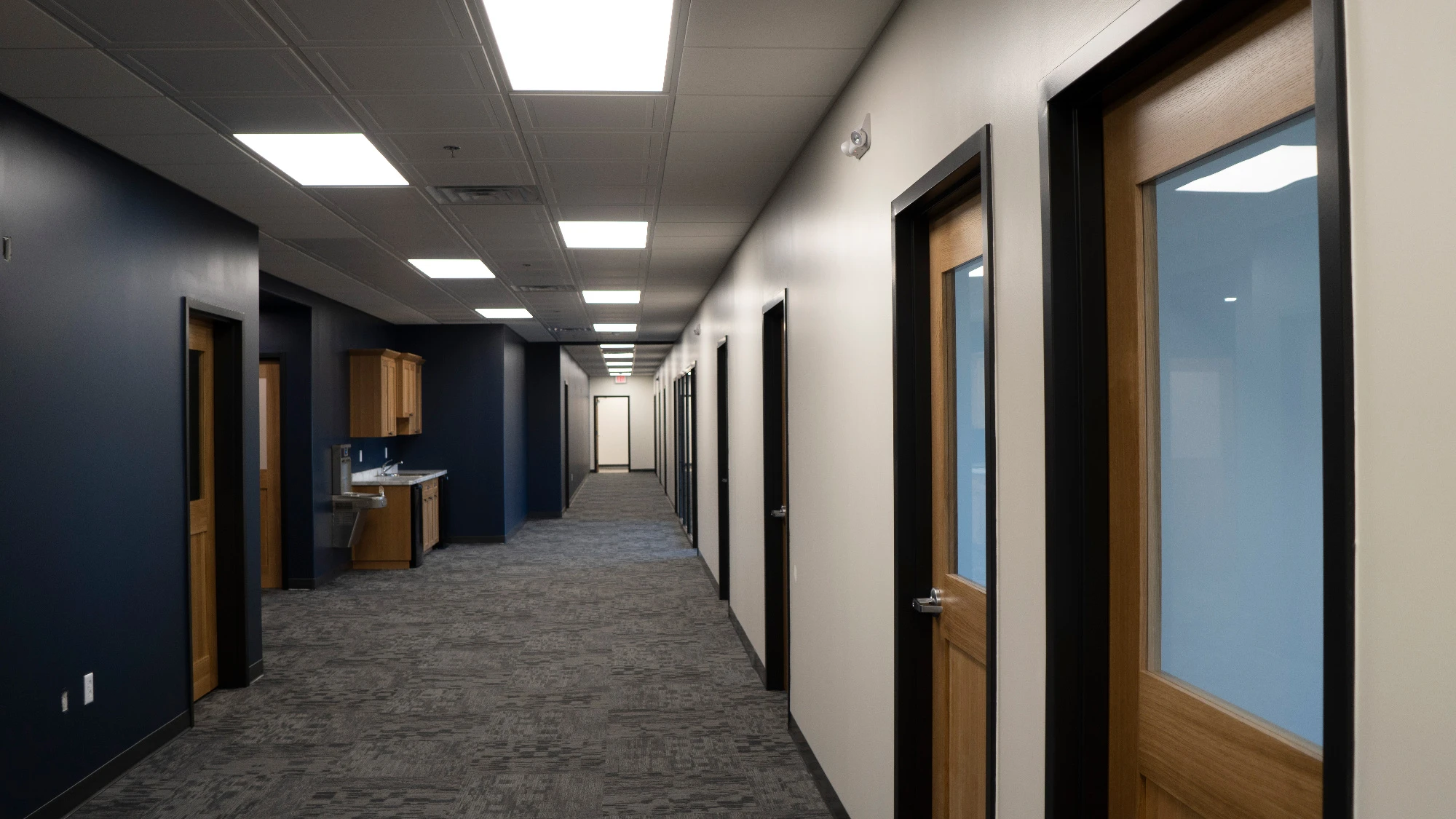 interior hallway of building