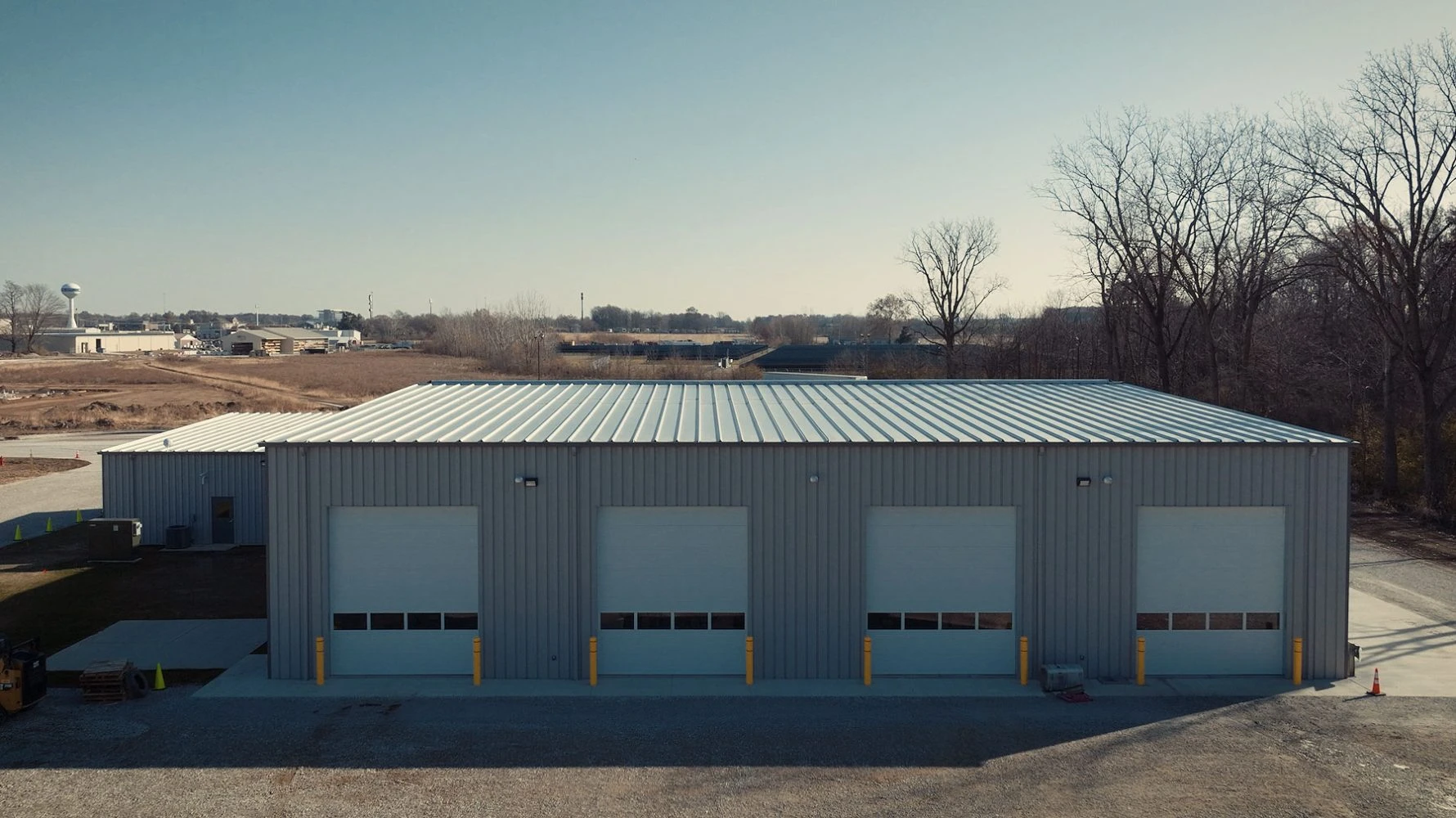 Back of completed Best Ones project featuring several garage doors