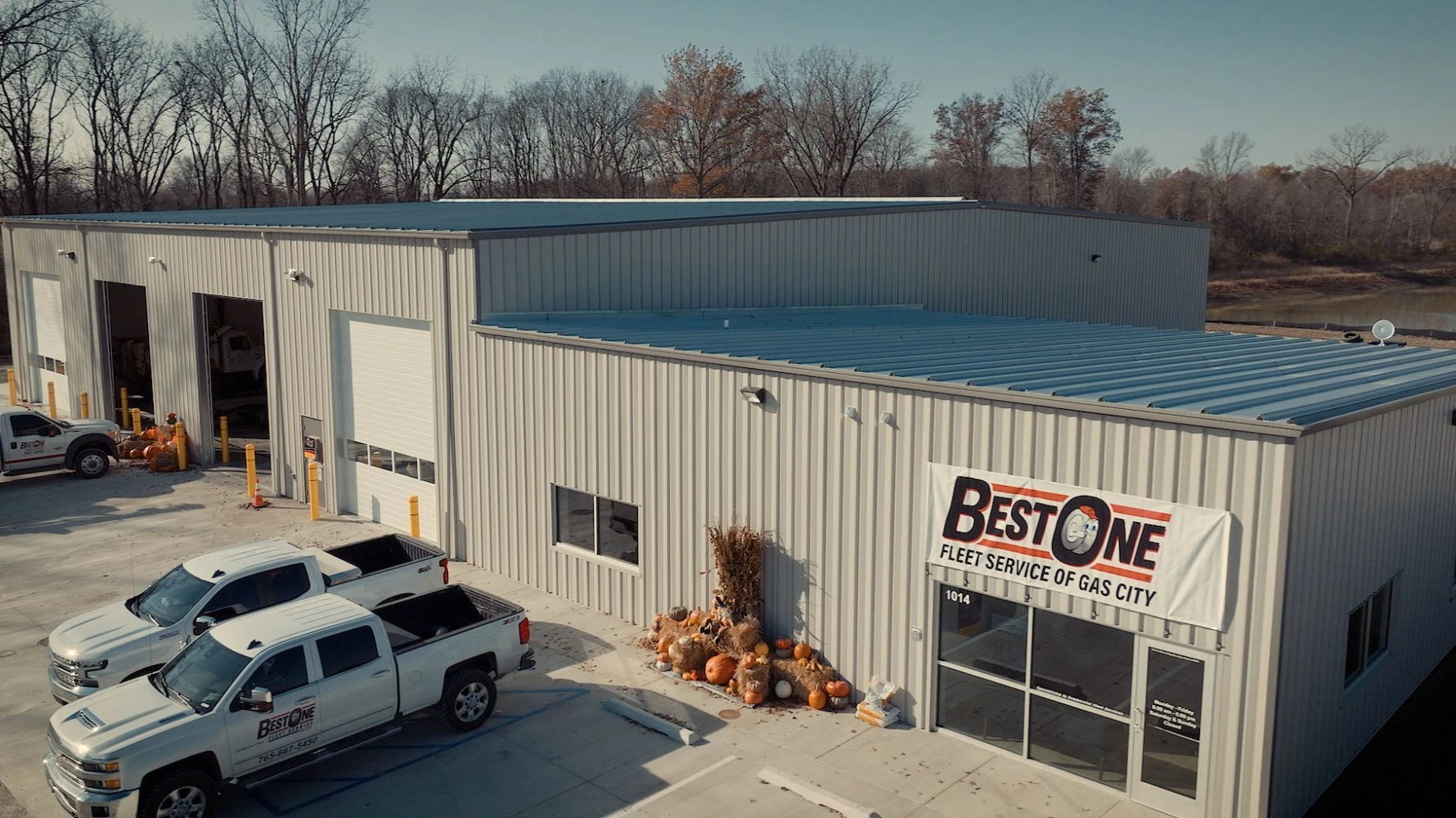 Front of exterior of completed Best Ones project