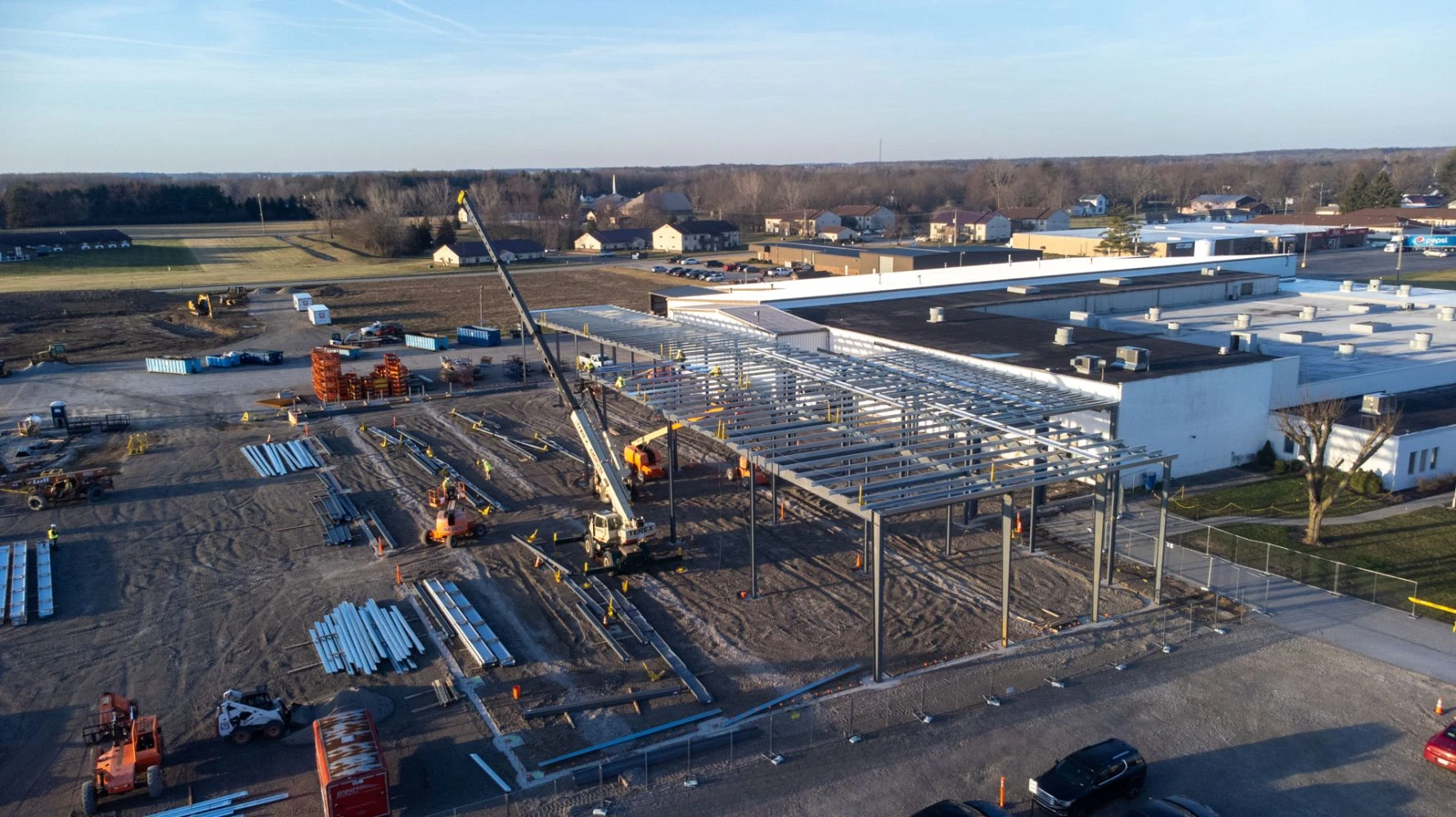 Steel framework of Wayne Metal