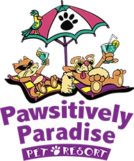 Pawsitively Paradise Pet Resort logo