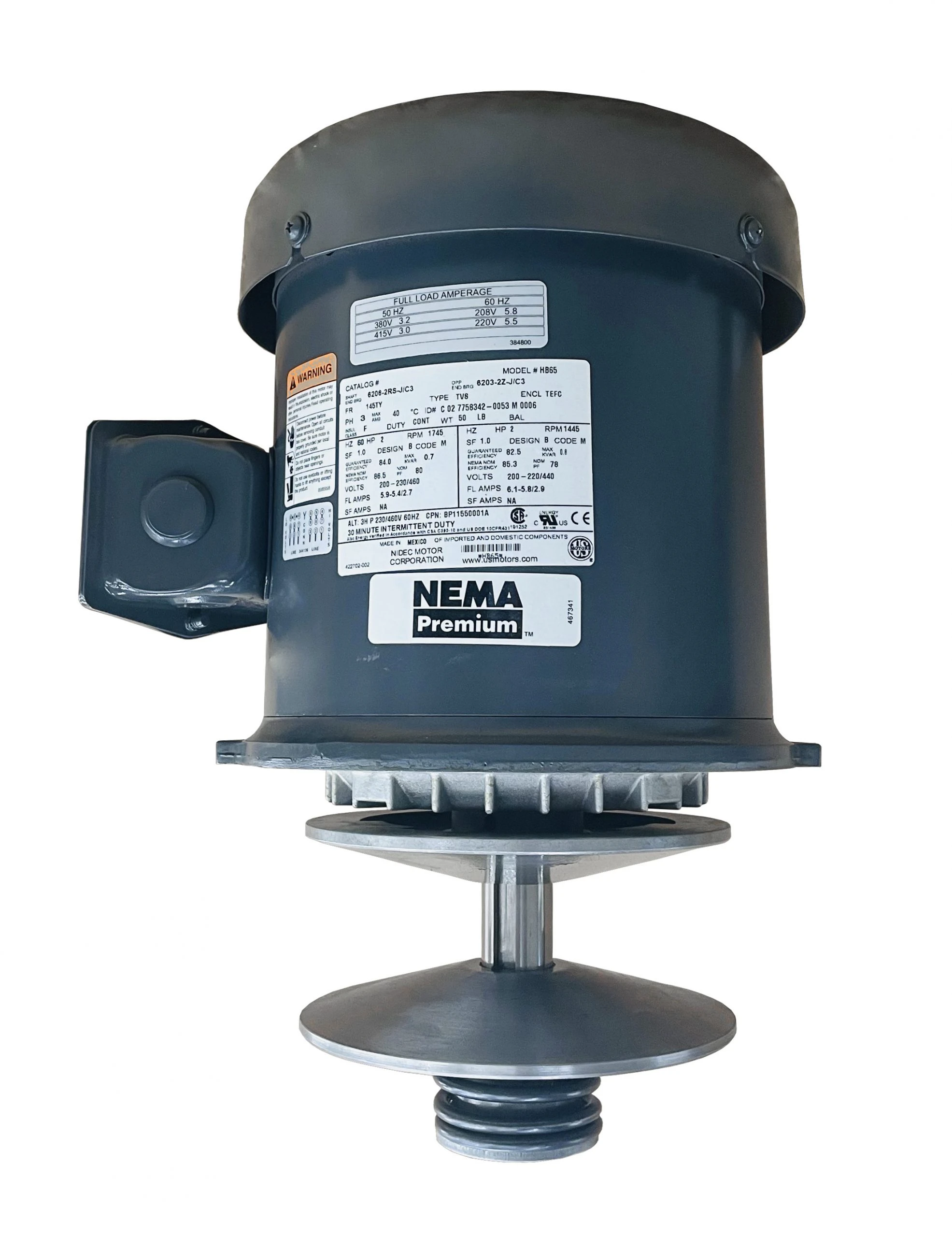 Bridgeport 2HP Motor(New) Assembly 1550001-A - H&W