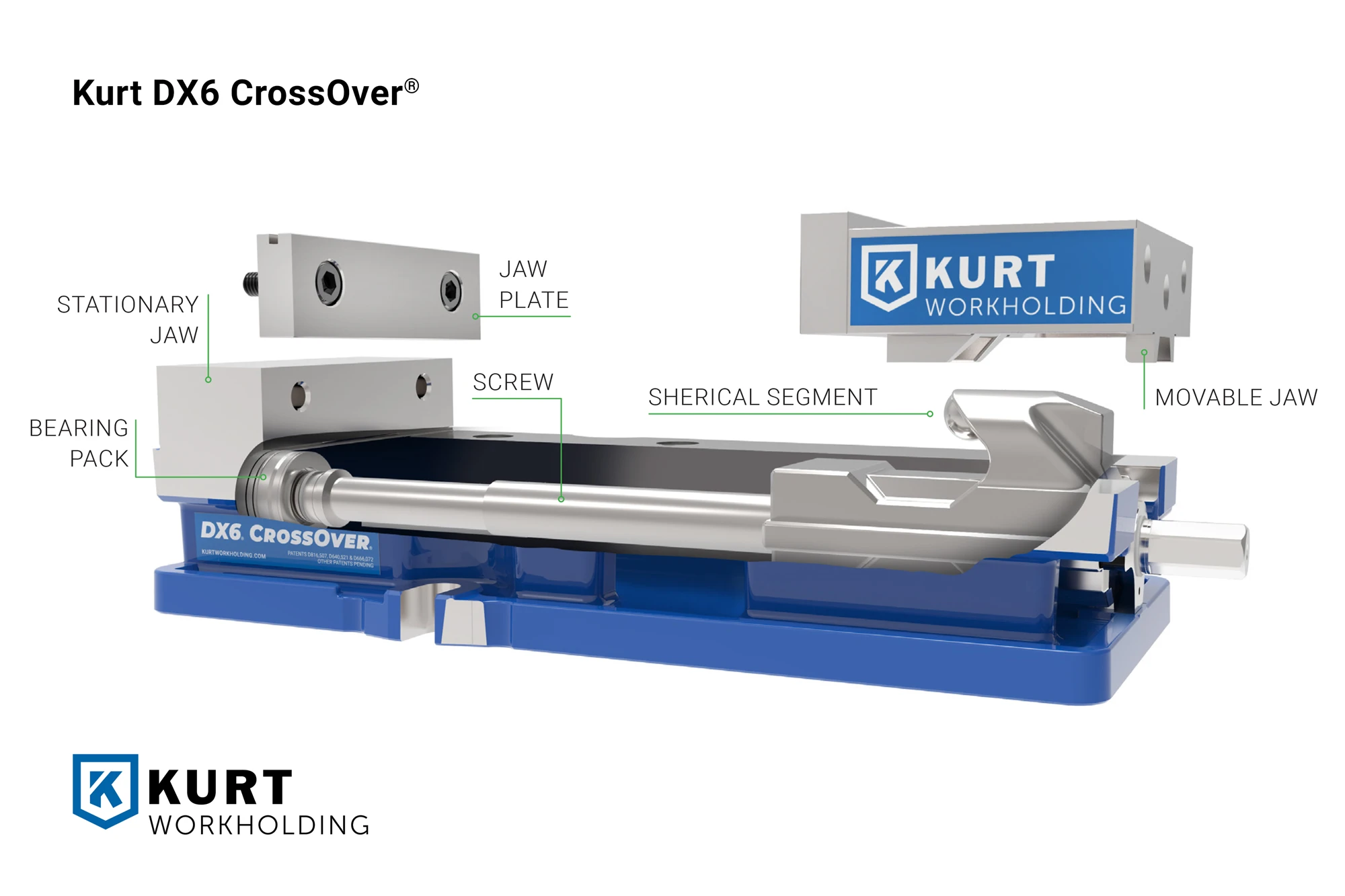 Kurt DX6 CrossOver Vise – DX6 - H&W